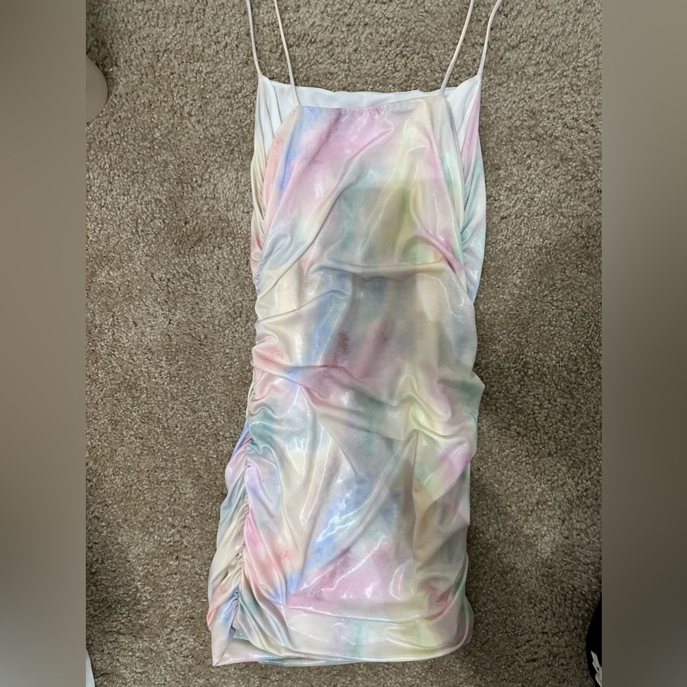 Multicolor Bodycon Dress - Picture 2 of 4